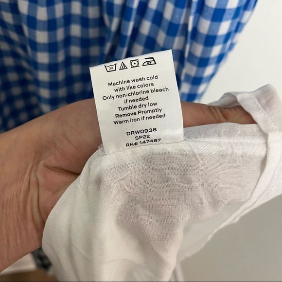 Draper James Taylor Smocked Gingham Midi Dress - Picture 11 of 14